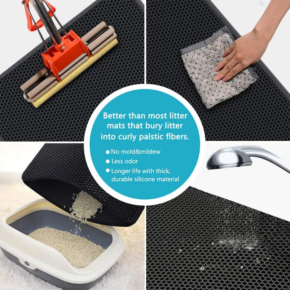 Paws & Purr™ Double-Layer Honeycomb Litter Mat