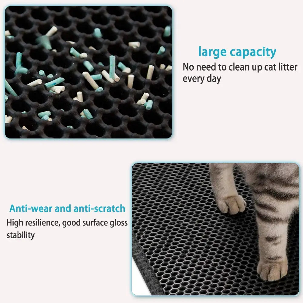 Paws & Purr™ Double-Layer Honeycomb Litter Mat